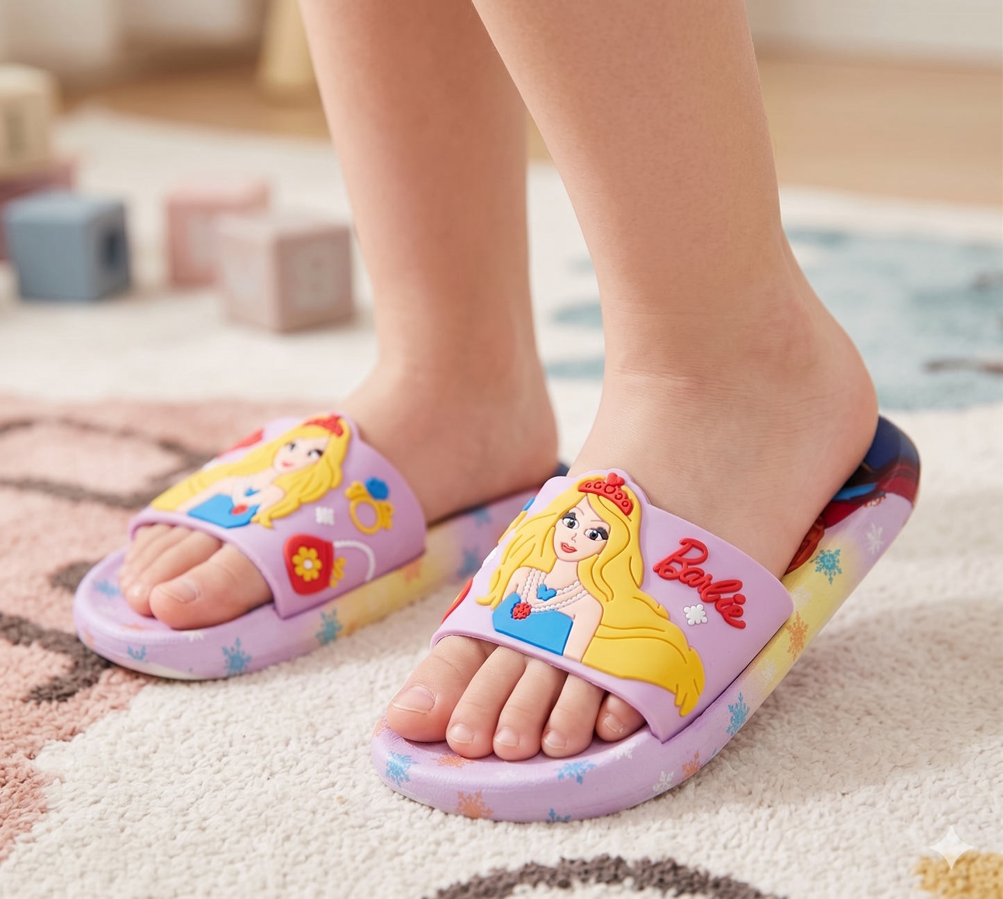 Barbie Theme Non Slip Summer Slipper for Kids Girls - ARS2