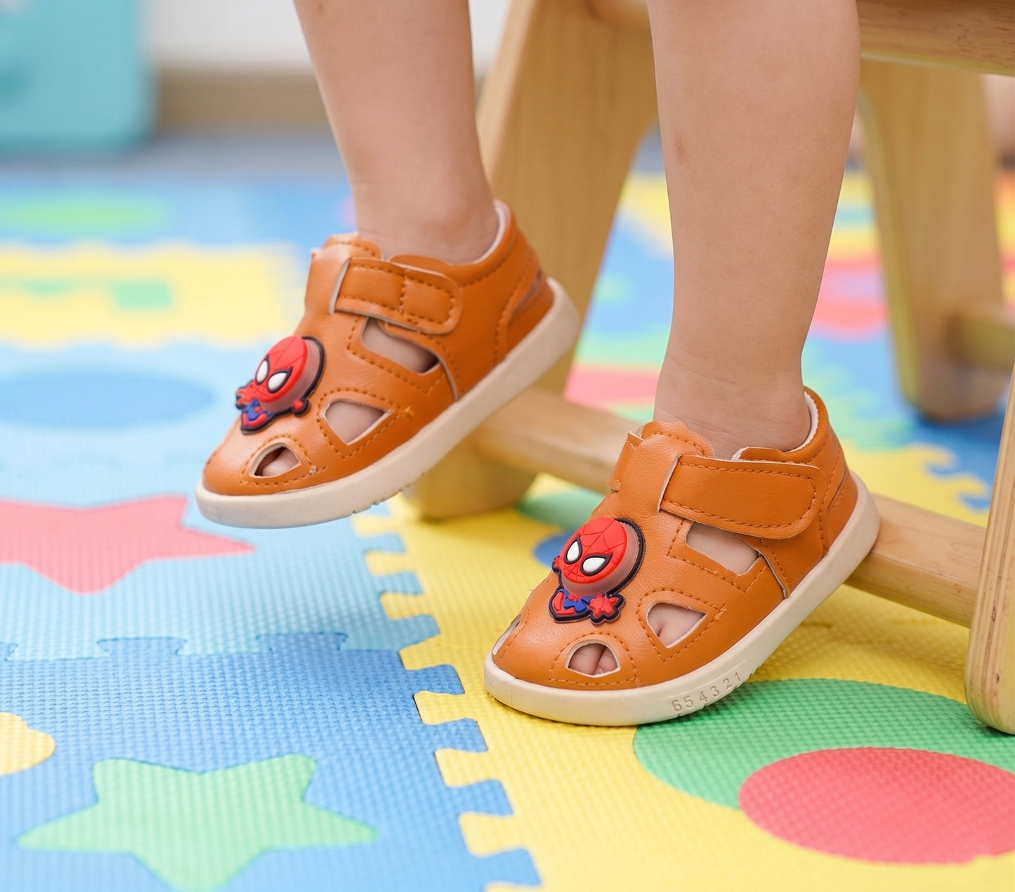 Infant's Cute Design Soft Sole Sandals - C11 (Mustard)