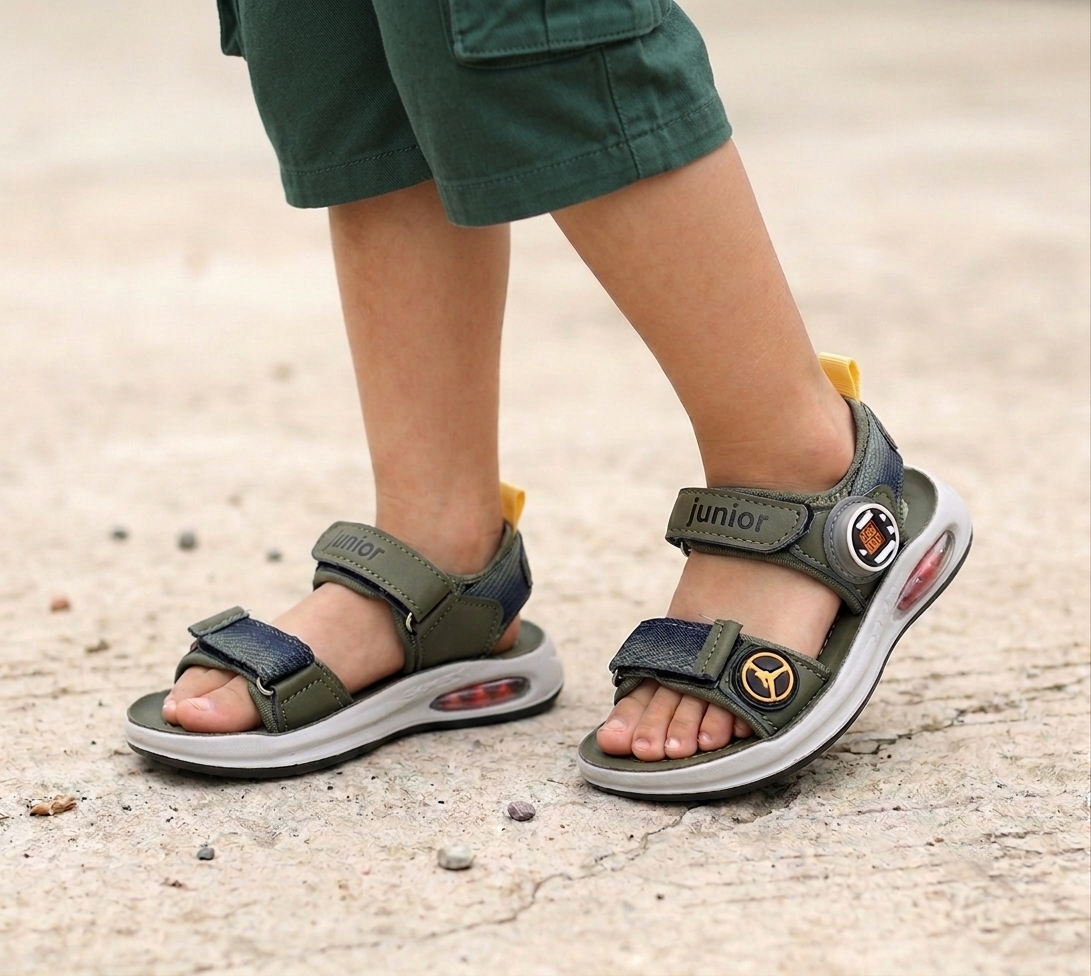 Premium Quality Sandals for Boys - M016A (Green)