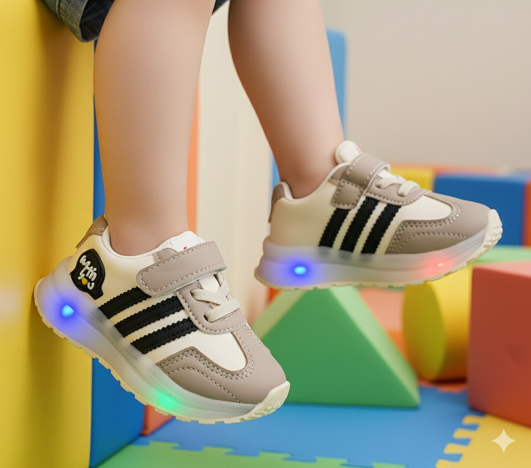 Lights in Sole Trendy Look Shoes for Kids - BAT07