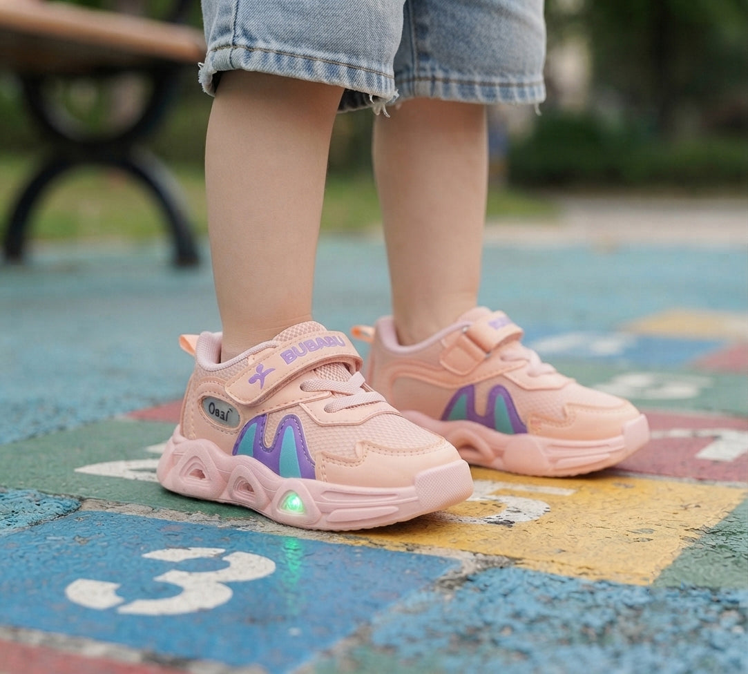 Lights in Sole Soft Sole Joggers for Kids - SF55