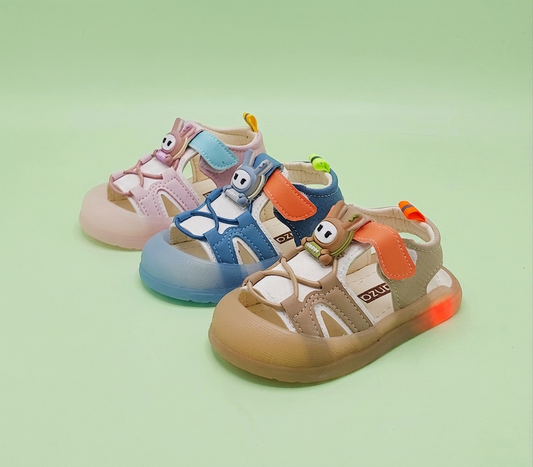 Lights in sole cute design sandals for kids - YC25