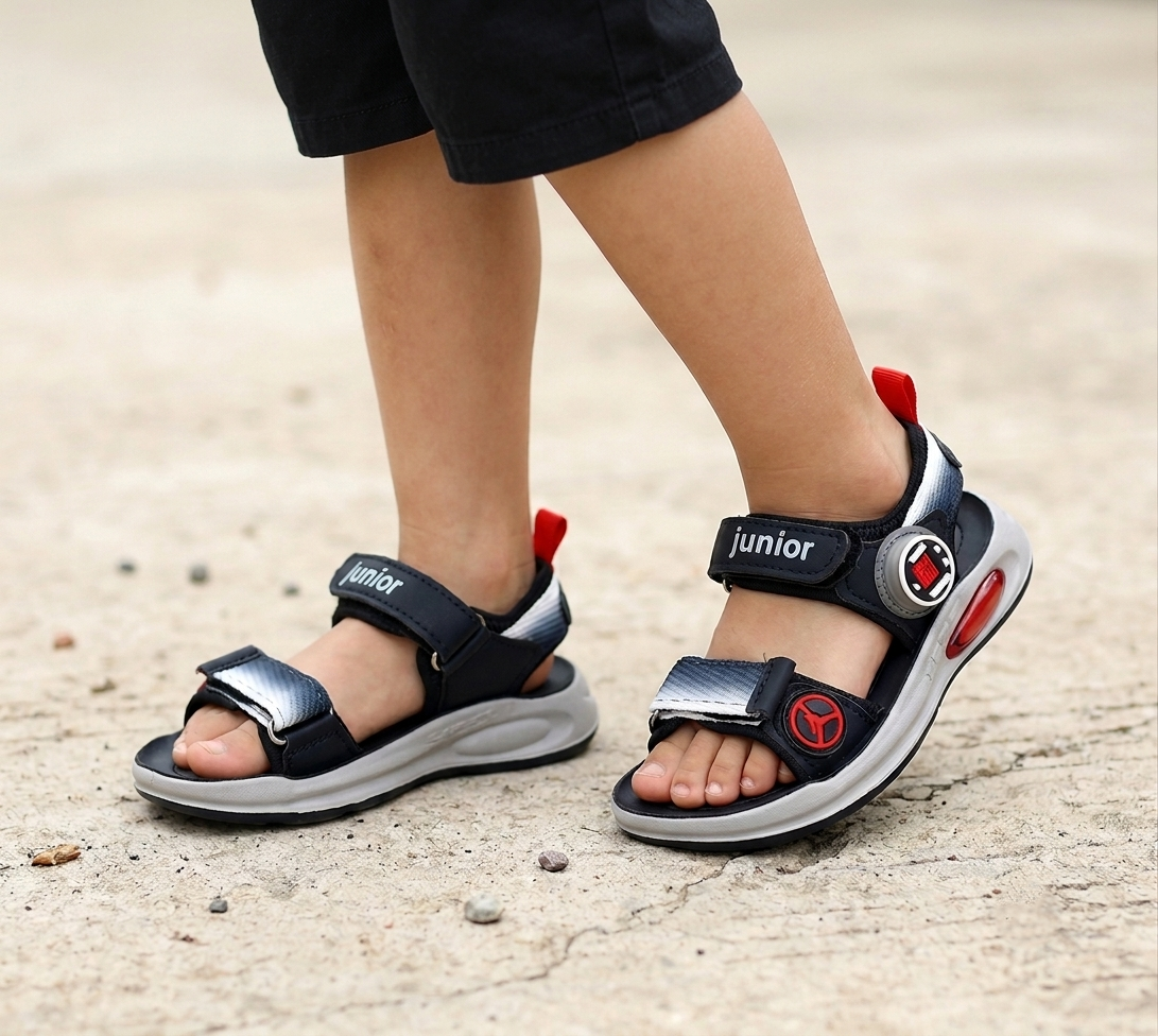 Premium Quality Sandals for Boys - M016A (Black)