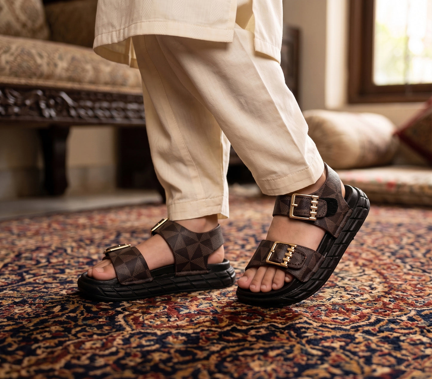 Soft Sole Printed Sandals for Kids - L4CL