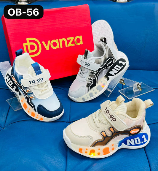 Lights in Sole Trendy Look Sneakers Shoes for Kids - OB56