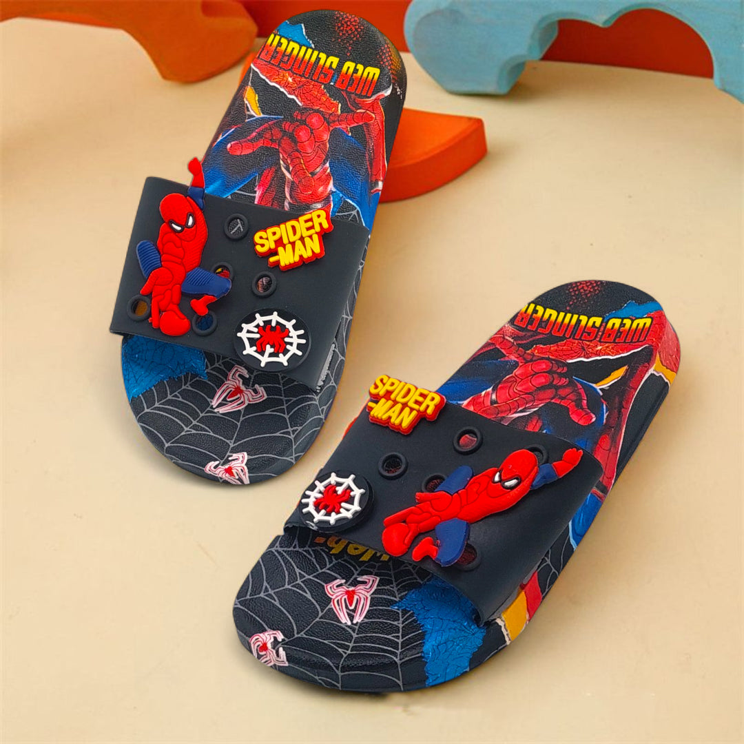 Spiderman Theme Non Slip Summer Slipper for Kids Boys - A0285