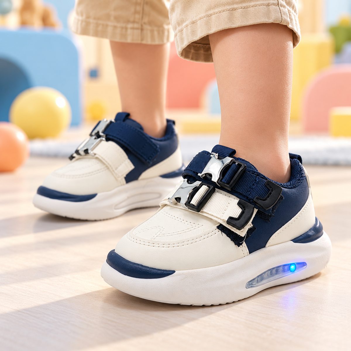 Trendy Look Comfortable Sneaker's For Kids - BMW0110 (Blue)