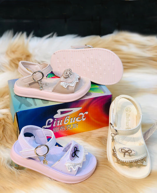 Beautiful Design Soft Sole Fancy Sandals for Kids - SUK30