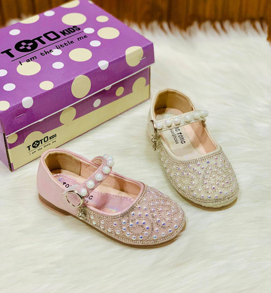 Beautiful Design Fancy Pumps for Kids Girls - TTG1