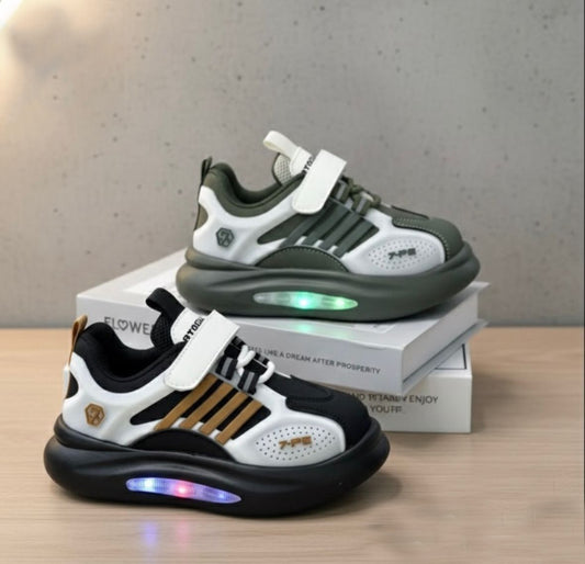 Premium Quality Trendy Look Shoes with Lights in Sole Sneakers for Kids - M6B