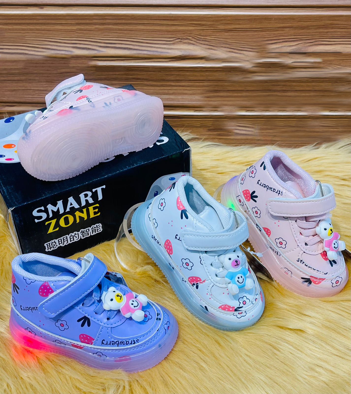 Lights in Sole Fancy Shoes for Kids Girls - Q6