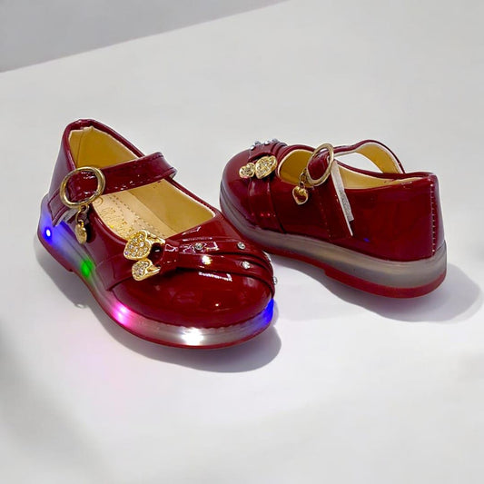 Lights in Sole Beautiful Design Fancy Look Pumps for Kids - ZSU2