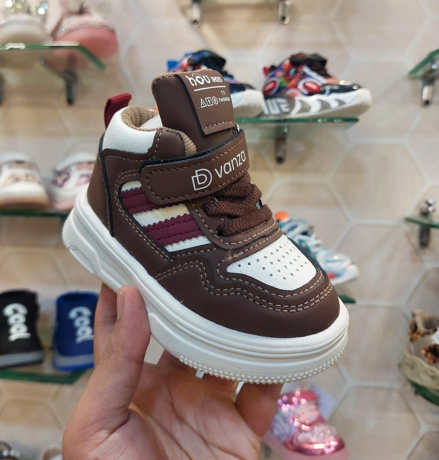 Premium Quality Soft Sole Long Joggers Shoes for Kids - YP2