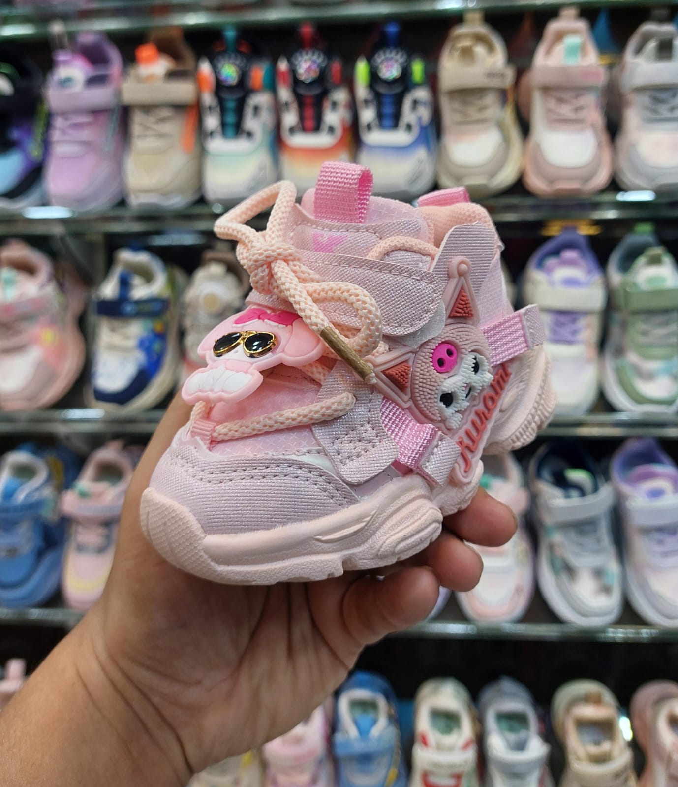 Premium Quality Soft Sole Joggers Shoes for Kids - MK408