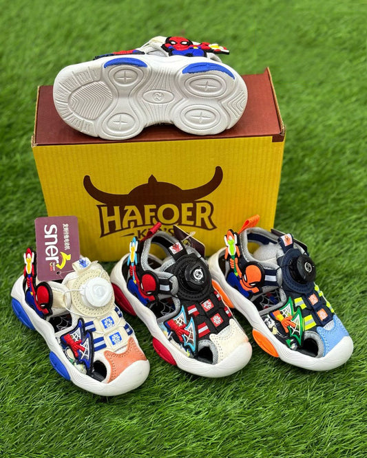 Autolace Spiderman Theme Sandals for Kids - Y112