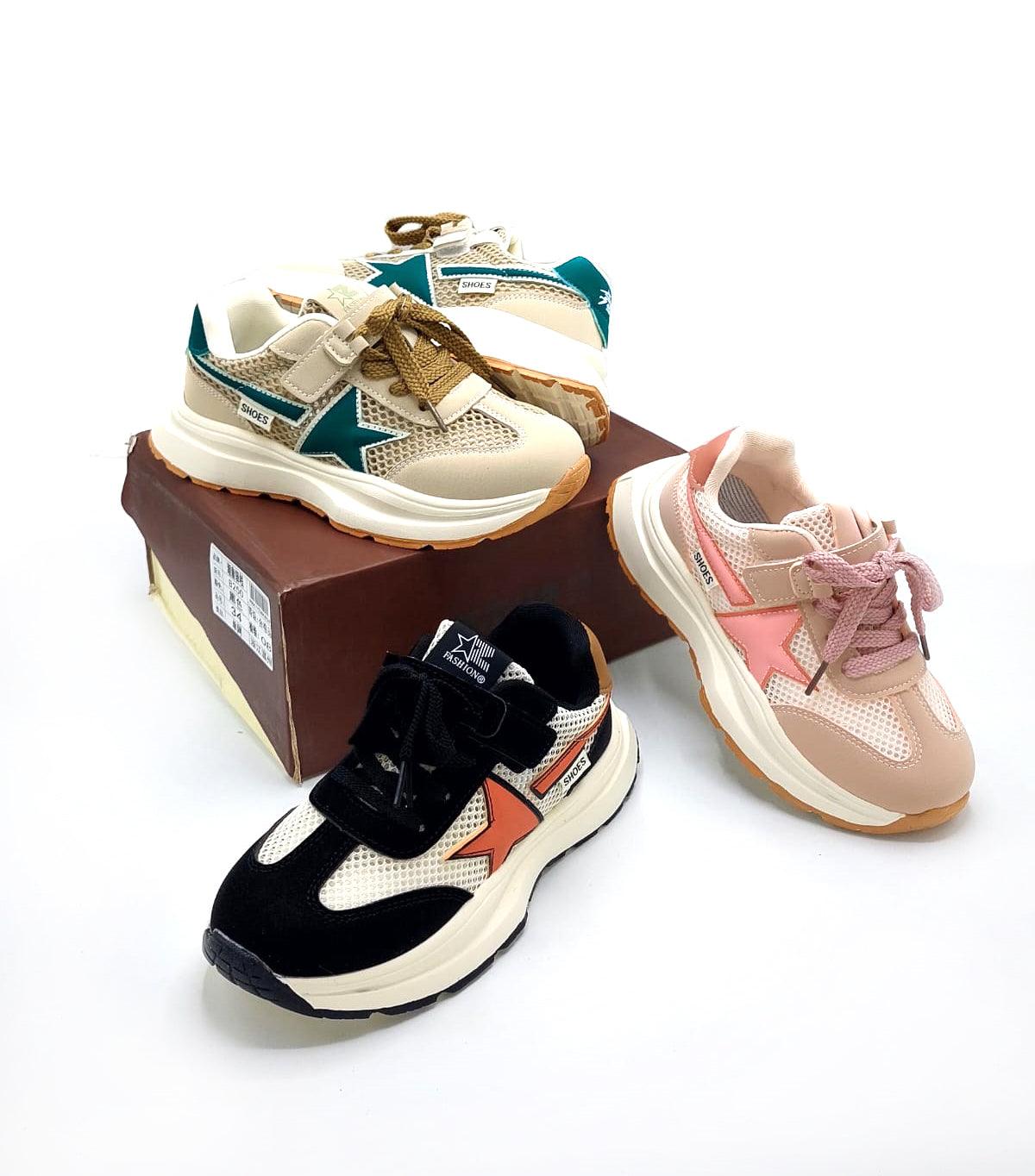 Imported Quality Light-weight Trendy Look Sneakers for Kids - A250