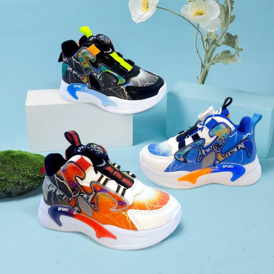 Autolace Trendy Look Sneakers Joggers for Kids - PA325